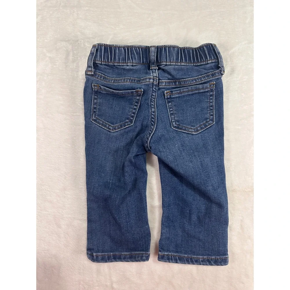 Gap 70s Flare Jeans 12-18 Months Blue Denim Retro Baby Girls